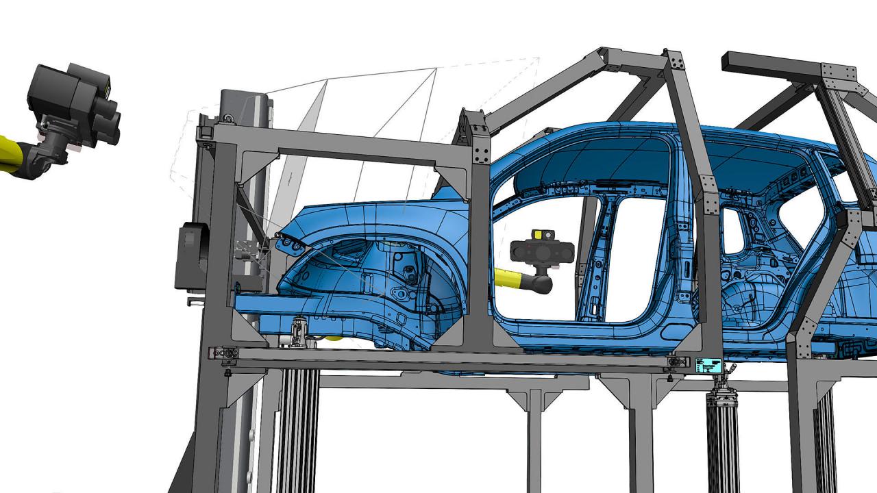 Virtual Measuring Machine ZEISS INSPECT Virtual measuring room (VMR) for automated 3D scanning