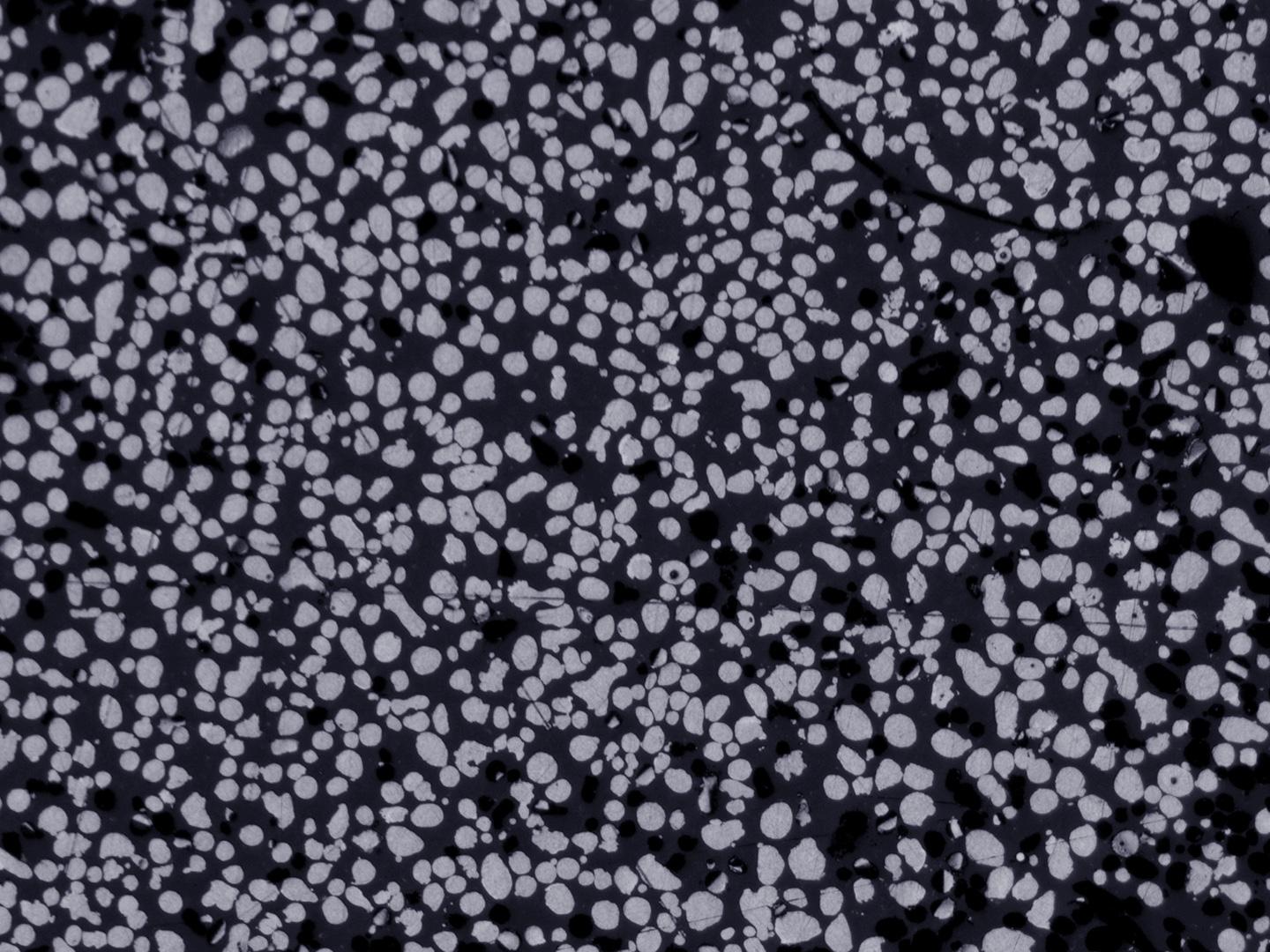 Image of a particle analysis.