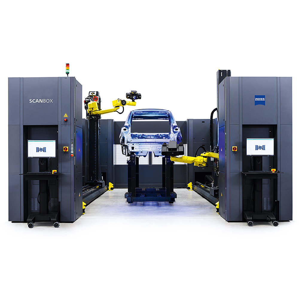 Atos Scanner Software Interface ATOS ScanBox Series 8: Double robot mode | Car body measurement technology