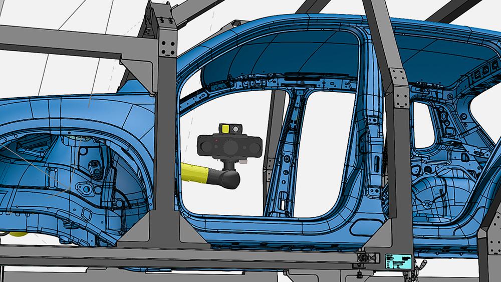 Virtual measuring room in ZEISS INSPECT Pro