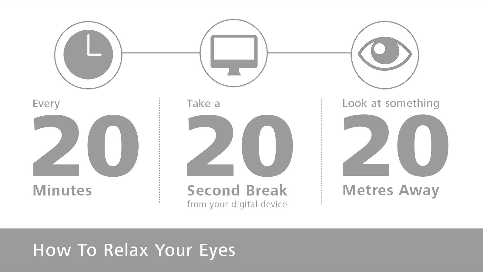 Tip 2: Schedule breaks for blinking.