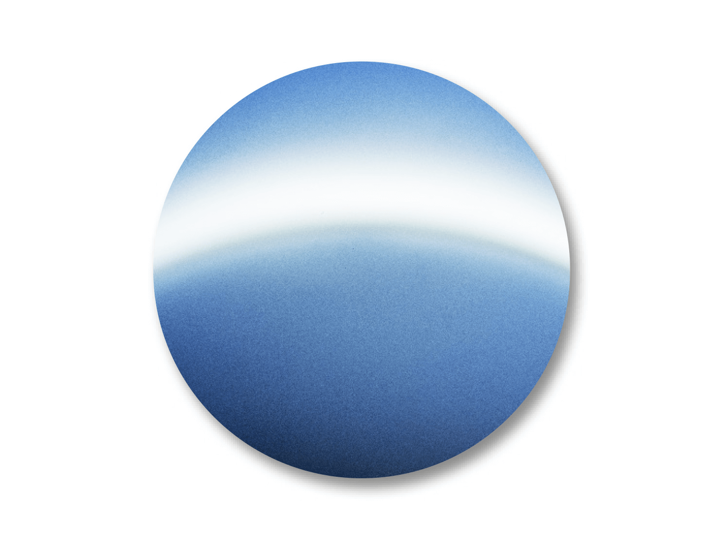 Colour example of the DuraVision Mirror Strong Blue. 